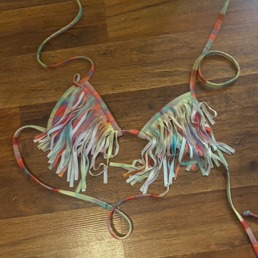 Rainbow Fringe Bikini🌈